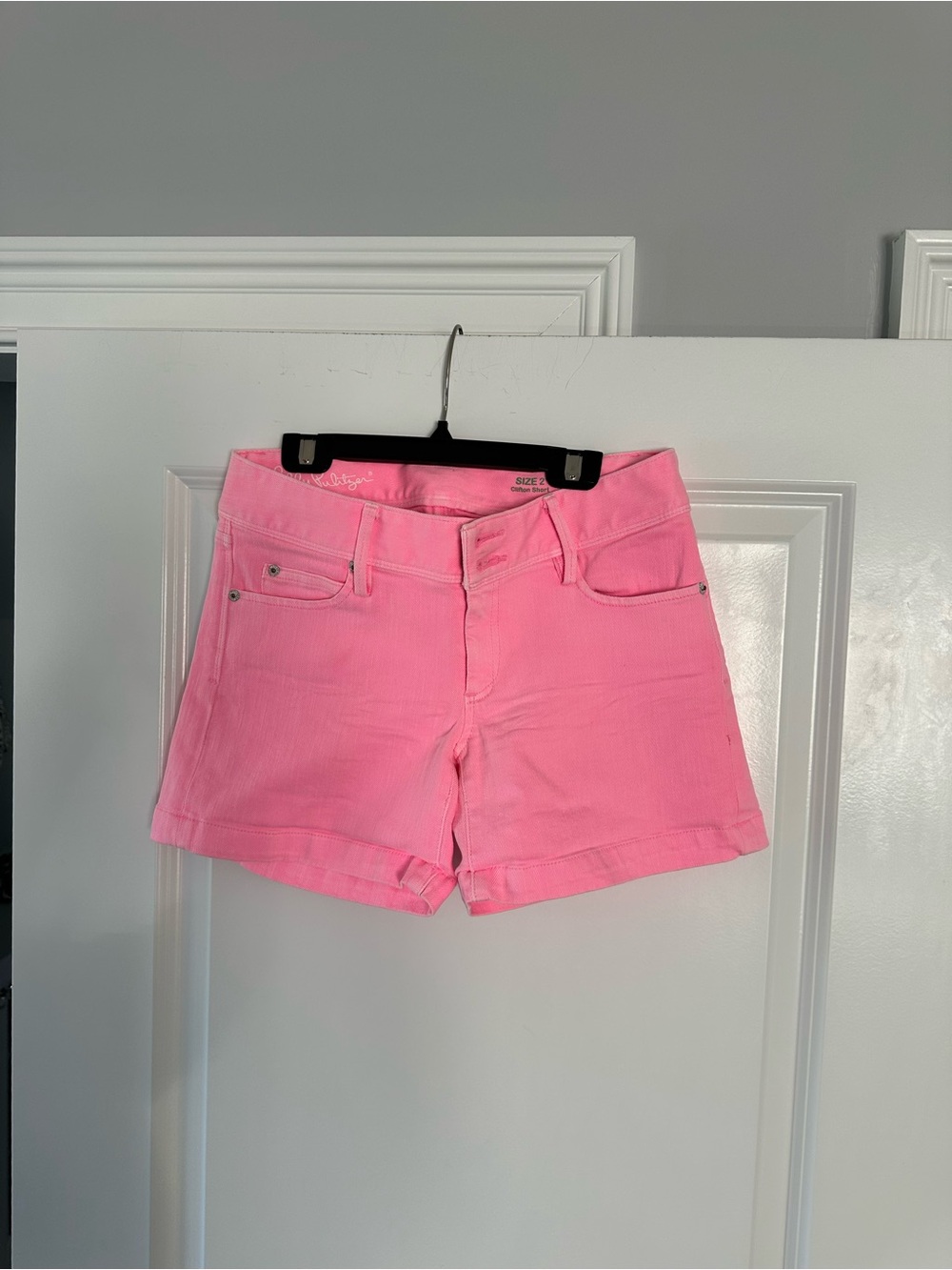Lilly Pulitzer Pink Denim Shorts